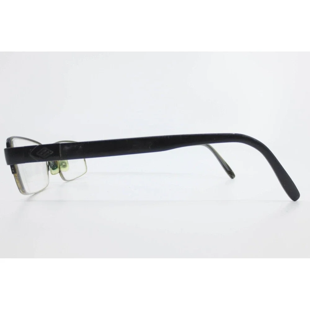 Joseph Abboud JA4023 001 Black Rectangular Semi-Rimless Eyeglasses 55-18-145